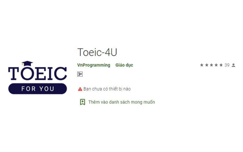 4U - Phần mềm học tiếng Anh thi TOEIC