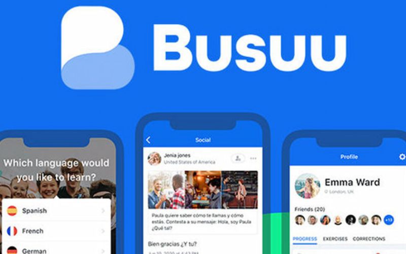 App luyện nói tiếng Anh - Busuu