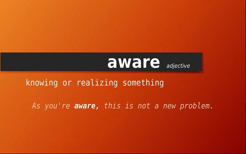 Định nghĩa Aware