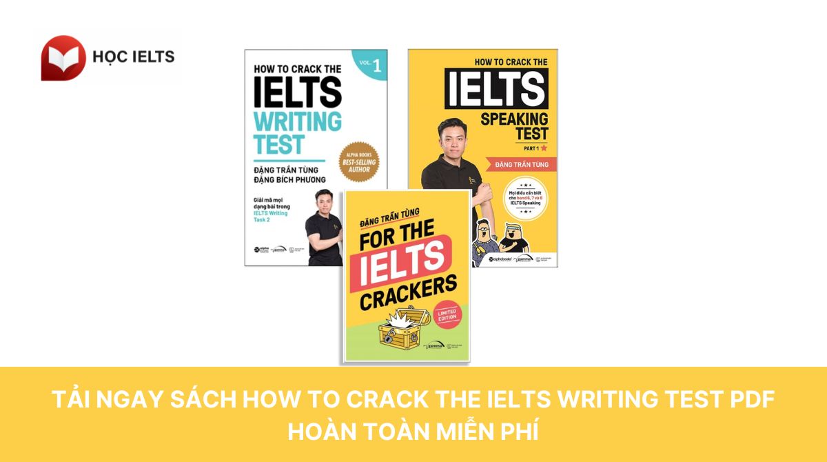 Tải ngay sách How To Crack The IELTS Writing test PDF hoàn toàn miễn phí 
