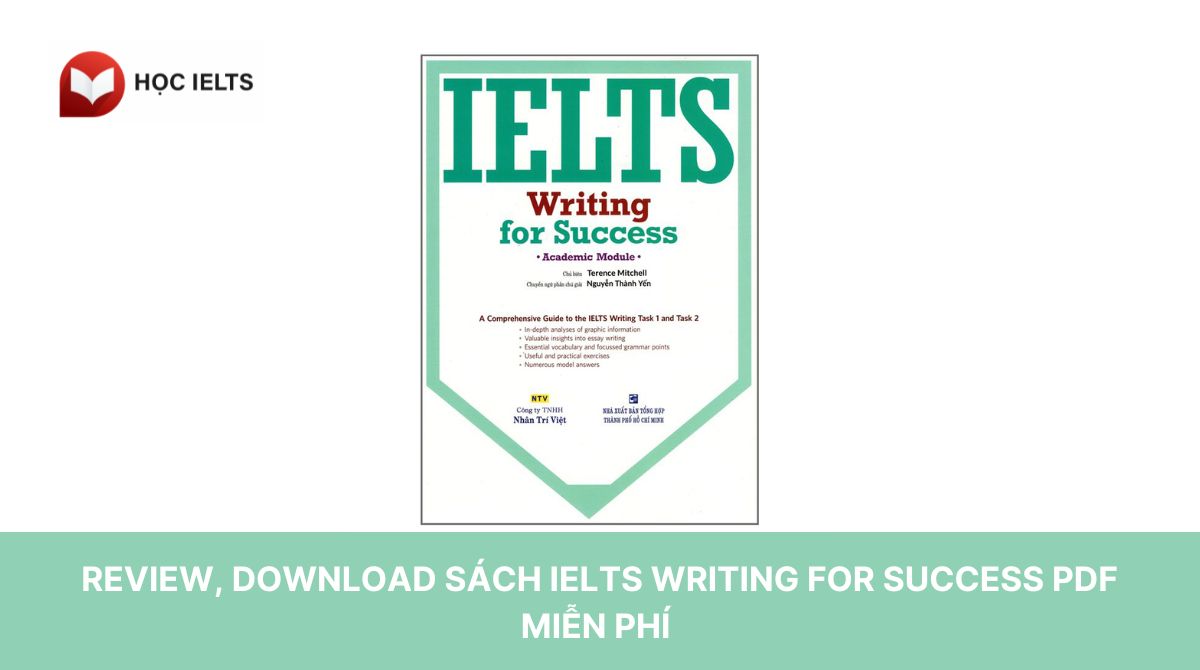 Review, download sách IELTS Writing For Success PDF miễn phí